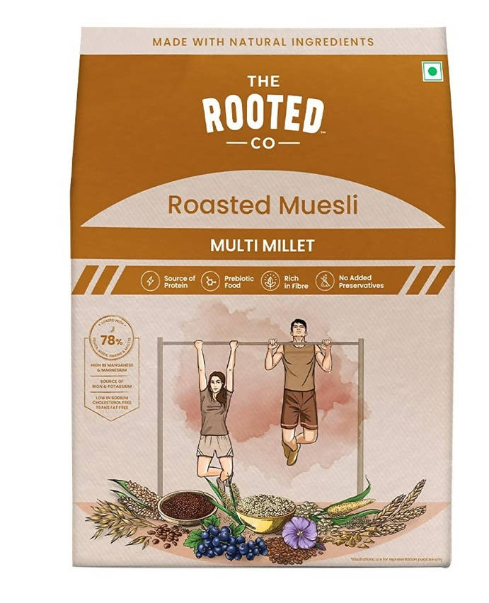 Buy The Rooted Co Roasted Muesli Multi Millet from DrMediCart, Ship from India to USA
