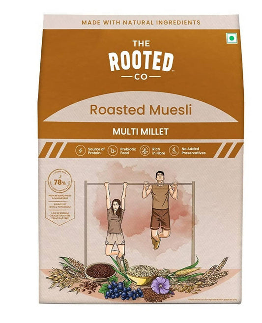Buy The Rooted Co Roasted Muesli Multi Millet from DrMediCart, Ship from India to USA