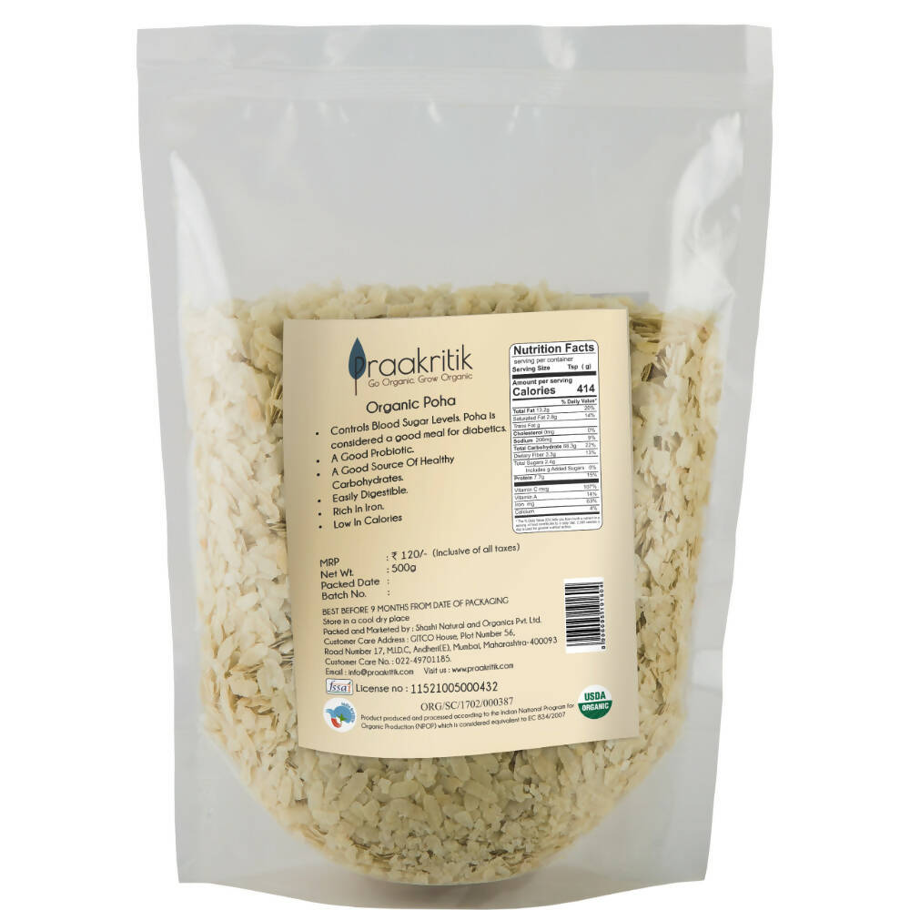 Praakritik Organic Poha - Drmedicart