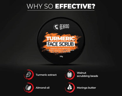 Beardo Turmeric Face Scrub - DrMediCart
