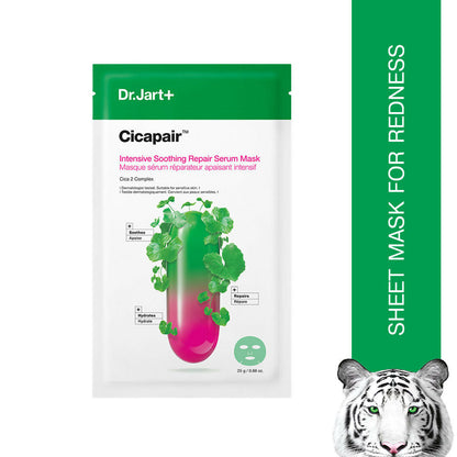 Dr.Jart+ Cicapair Intensive Soothing Repair Serum Mask for Hydration & Suitable for Sensitive Skin