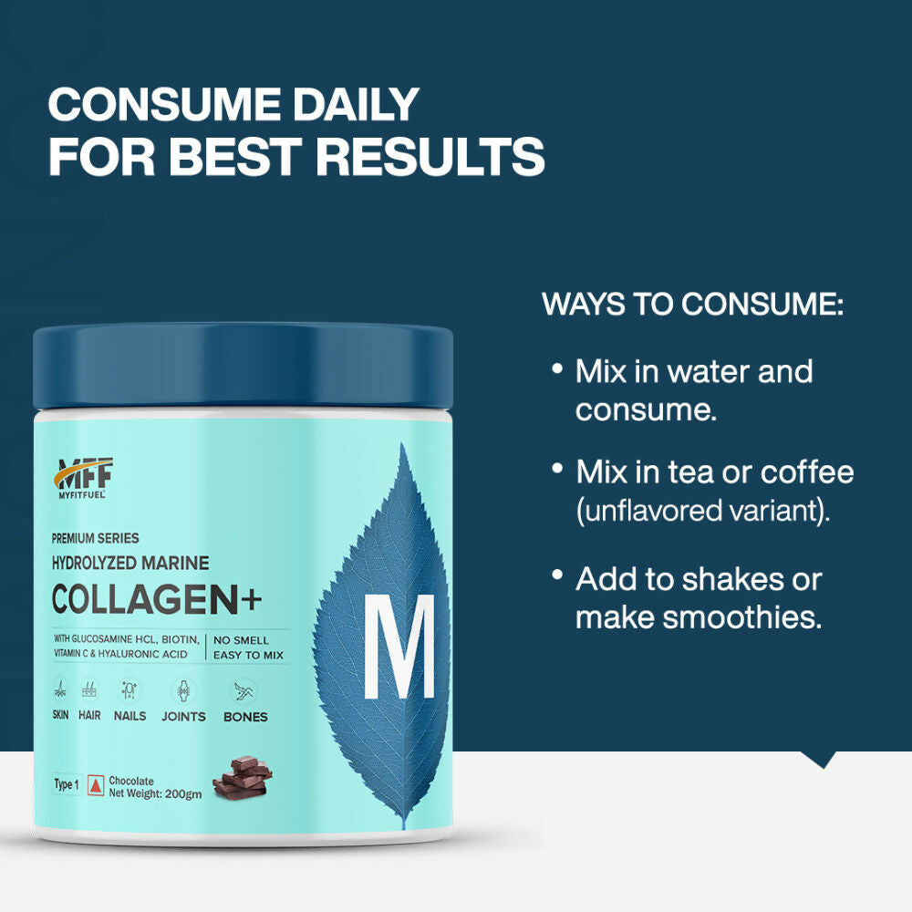 MyFitFuel Hydrolyzed Marine Collagen - Chocolate