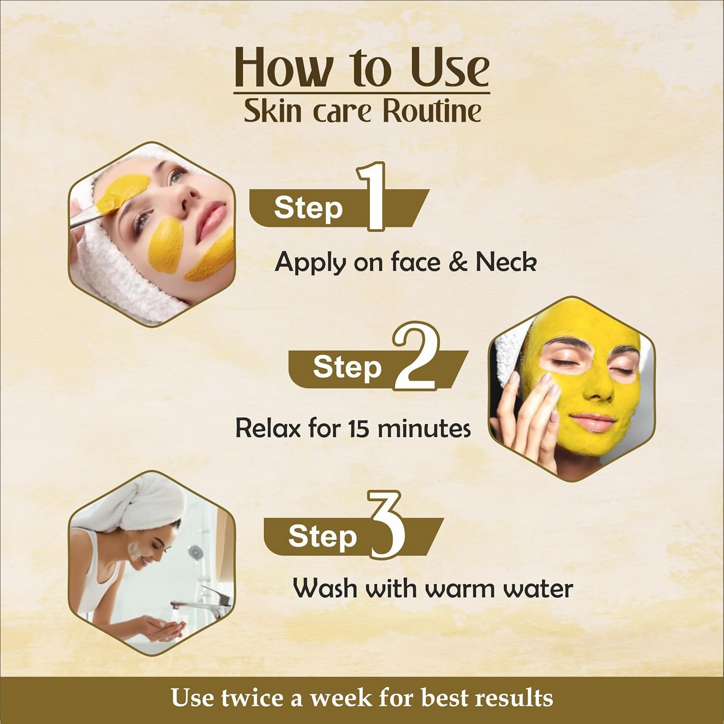 OurHerb Kasturi Haldi Powder Face Pack For Glowing Skin