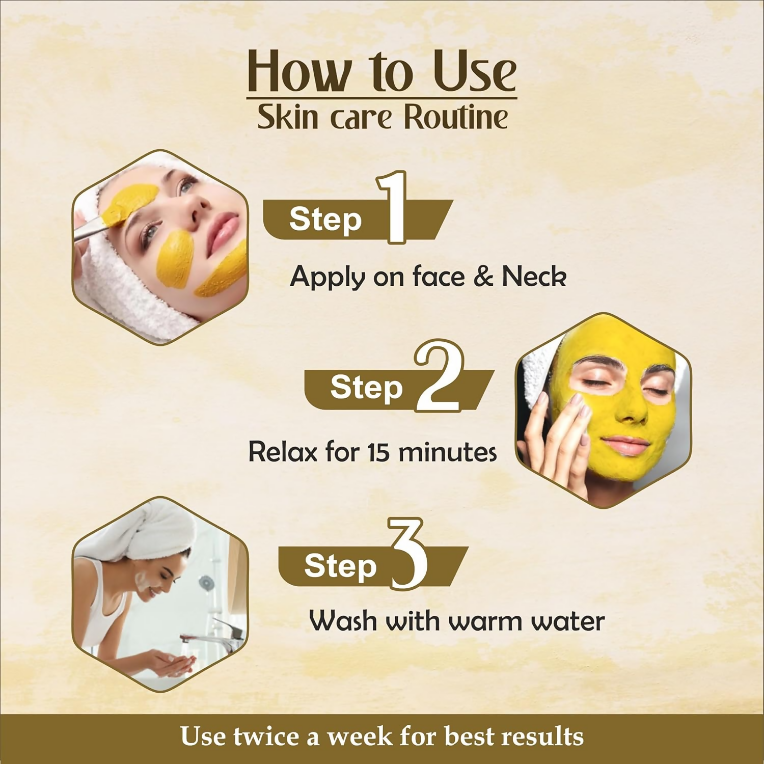 OurHerb Kasturi Haldi Powder Face Pack For Glowing Skin