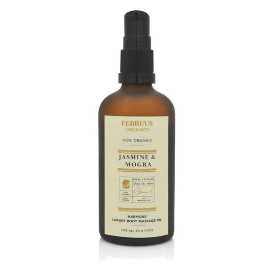Februus Organics Jasmine & Mogra Body Oil