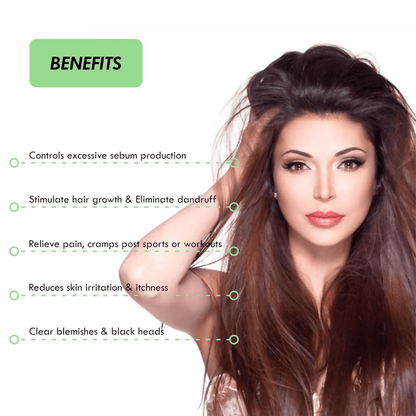 Aromatique Peppermint Essential Oil for Hair,Skin