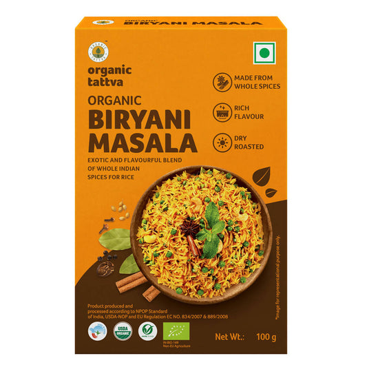 Buy Organic Tattva Biryani Masala Powder from DrMediCart, Ship from India to USA