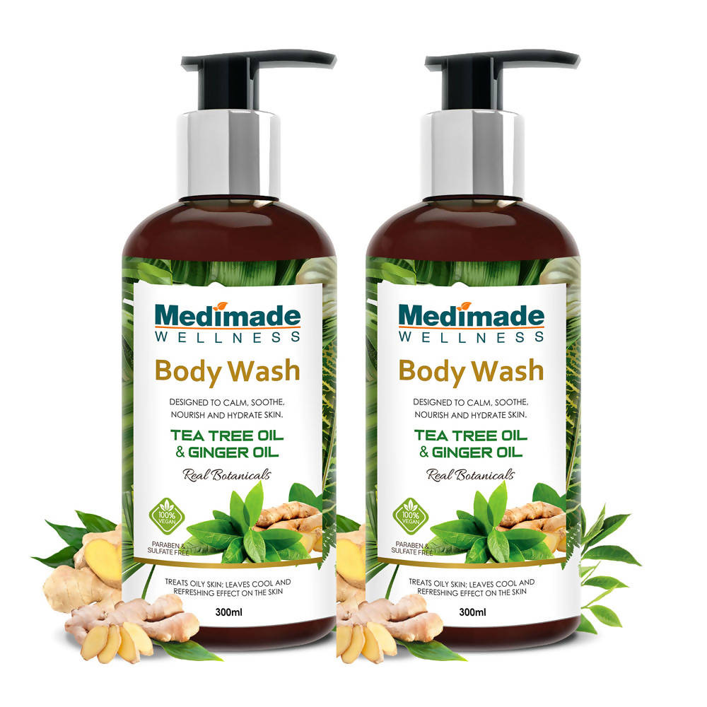 Medimade Wellness Tea Tree Oil & Ginger Oil Body Wash - DrMediCart