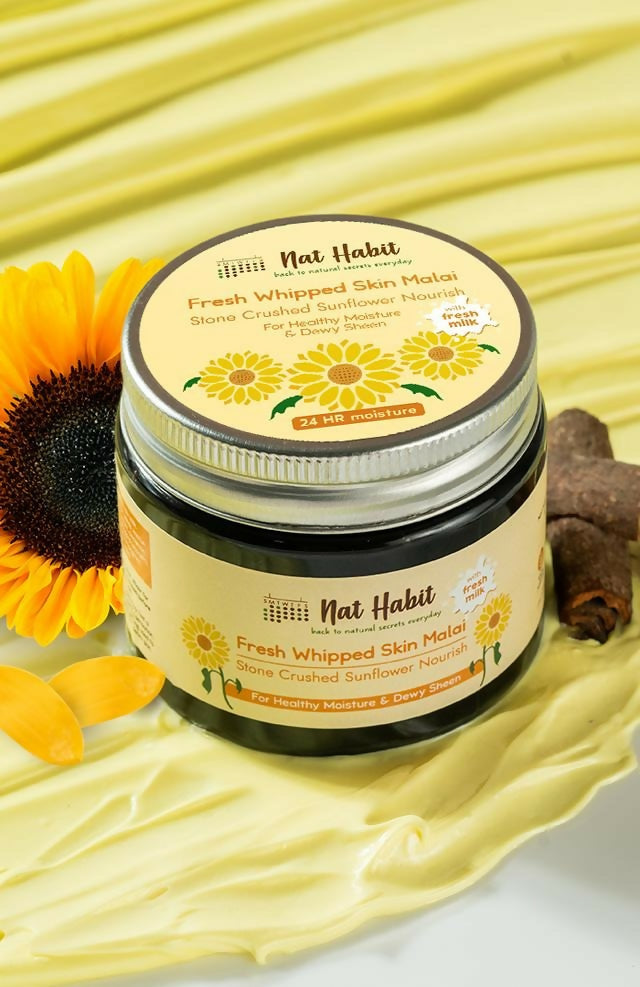 Nat Habit Stone Crushed Sunflower Nourish Fresh Whipped Skin Malai