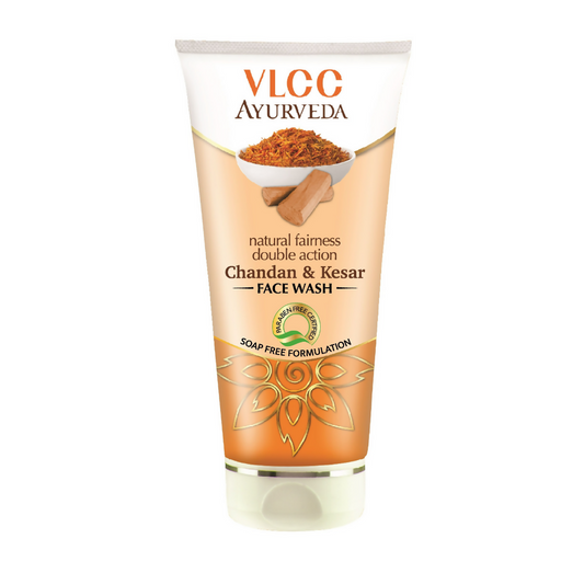 Buy VLCC Ayurveda Natural Chandan & Kesar Face Wash from DrMediCart, Ship from India to USA