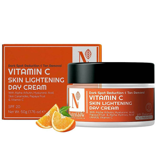 Buy NutriGlow Advanced Organics Vitamin C Skin lightening Day Cream from DrMediCart, Ship from India to USA