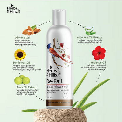 Herbs & Hills De-Fall Bioactive Complete Hair Care Oil