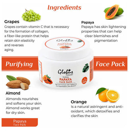 Globus Naturals Papaya Face Pack