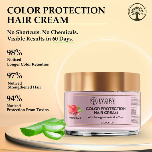 Buy Ivory Natural Color Protection Cream For Color Fade, Retain Color Pigments from DrMediCart, Ship from India to USA