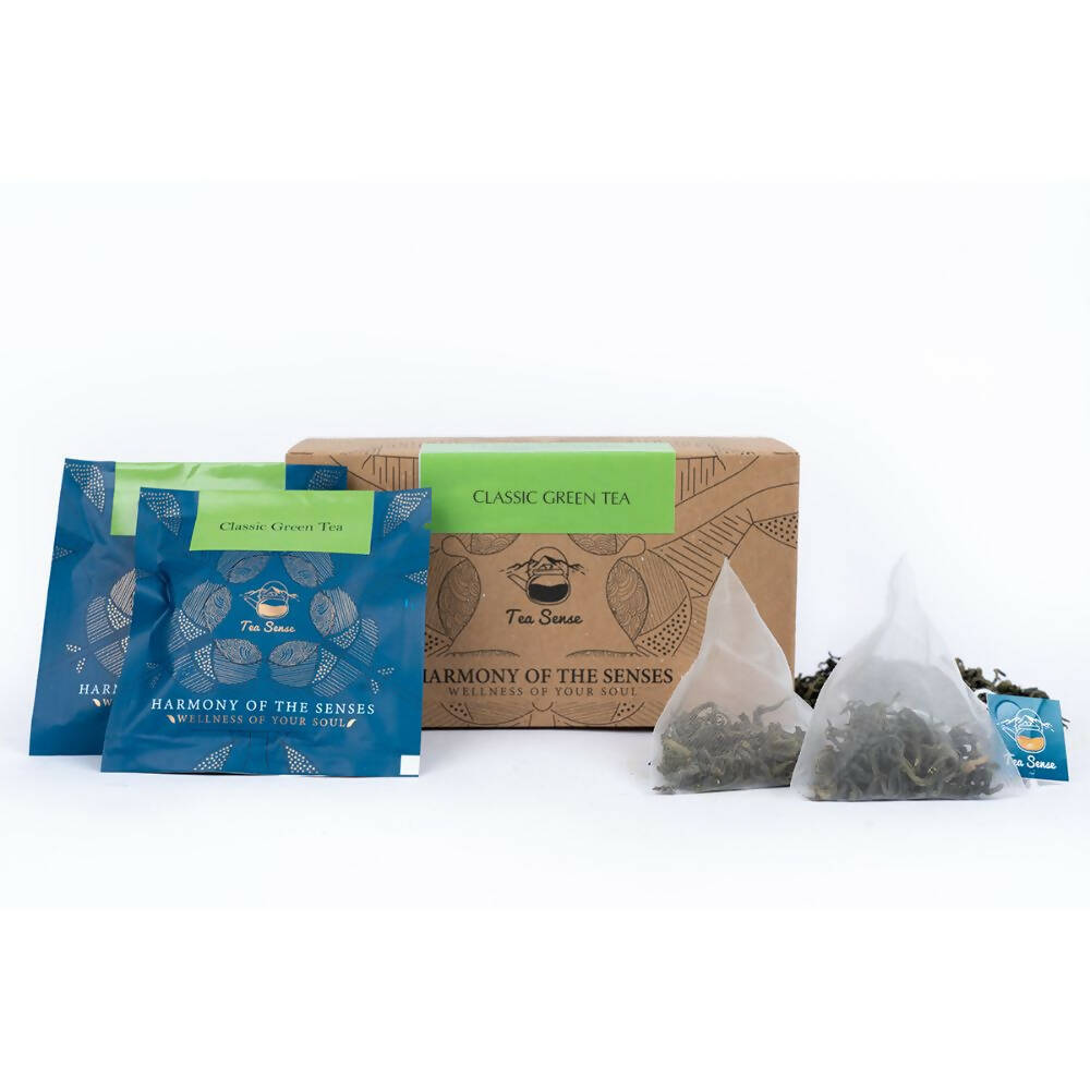 Tea Sense Classic Green Tea Bags Box - Drmedicart