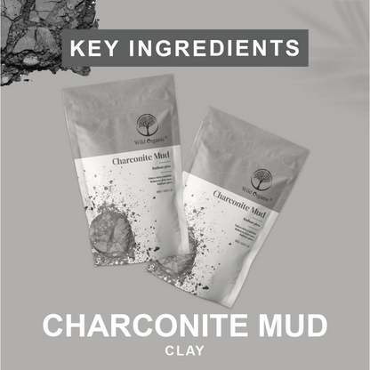 Wild Organic Charconite Mud Radiant Glow Clay Powder