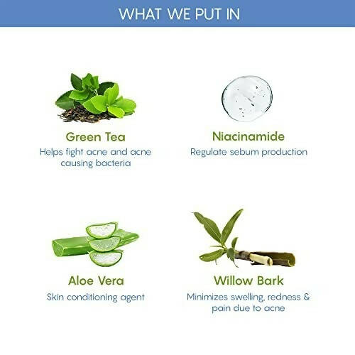The Moms Co.Natural Green Tea Face Cream - Drmedicart