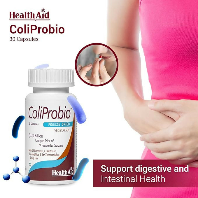 HealthAid ColiProbio 30 Billion Probiotic Capsules