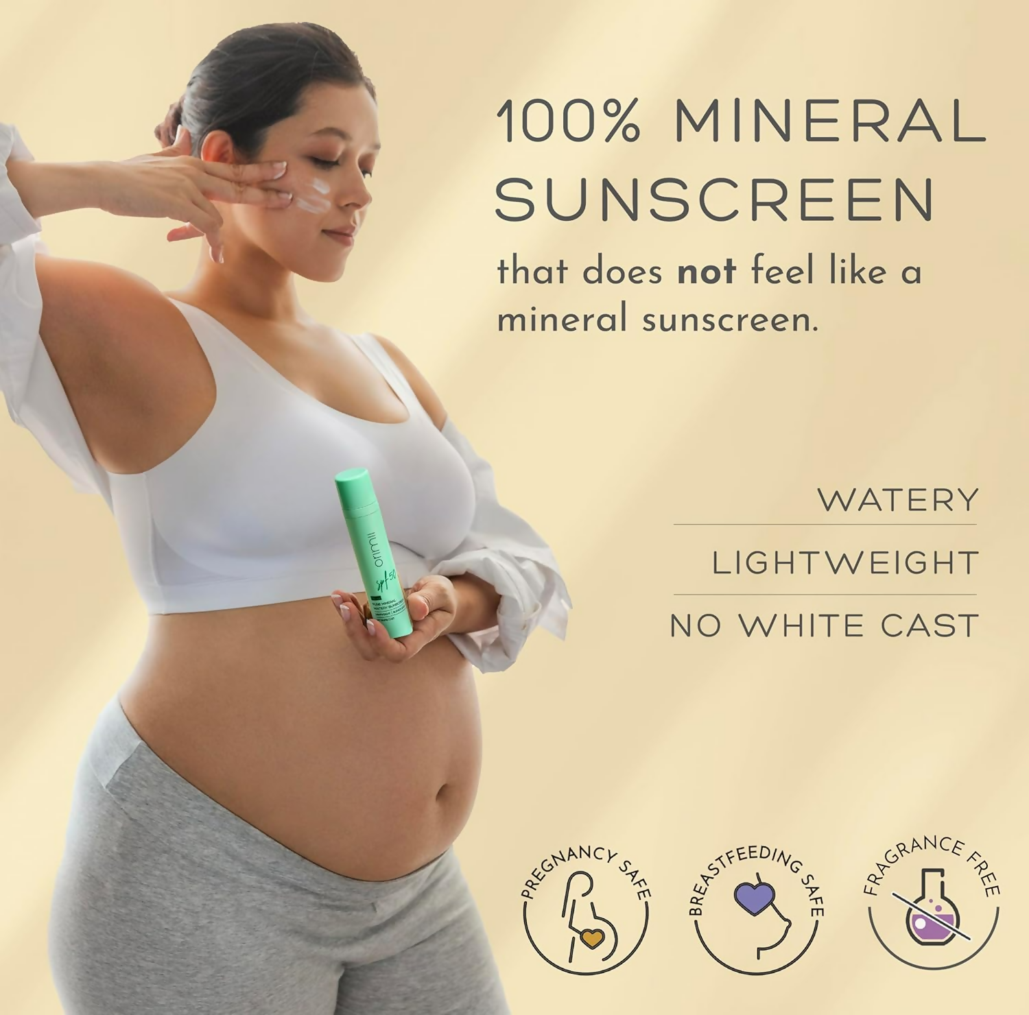 Orimii 100% Pure Mineral Sunscreen SPF 50