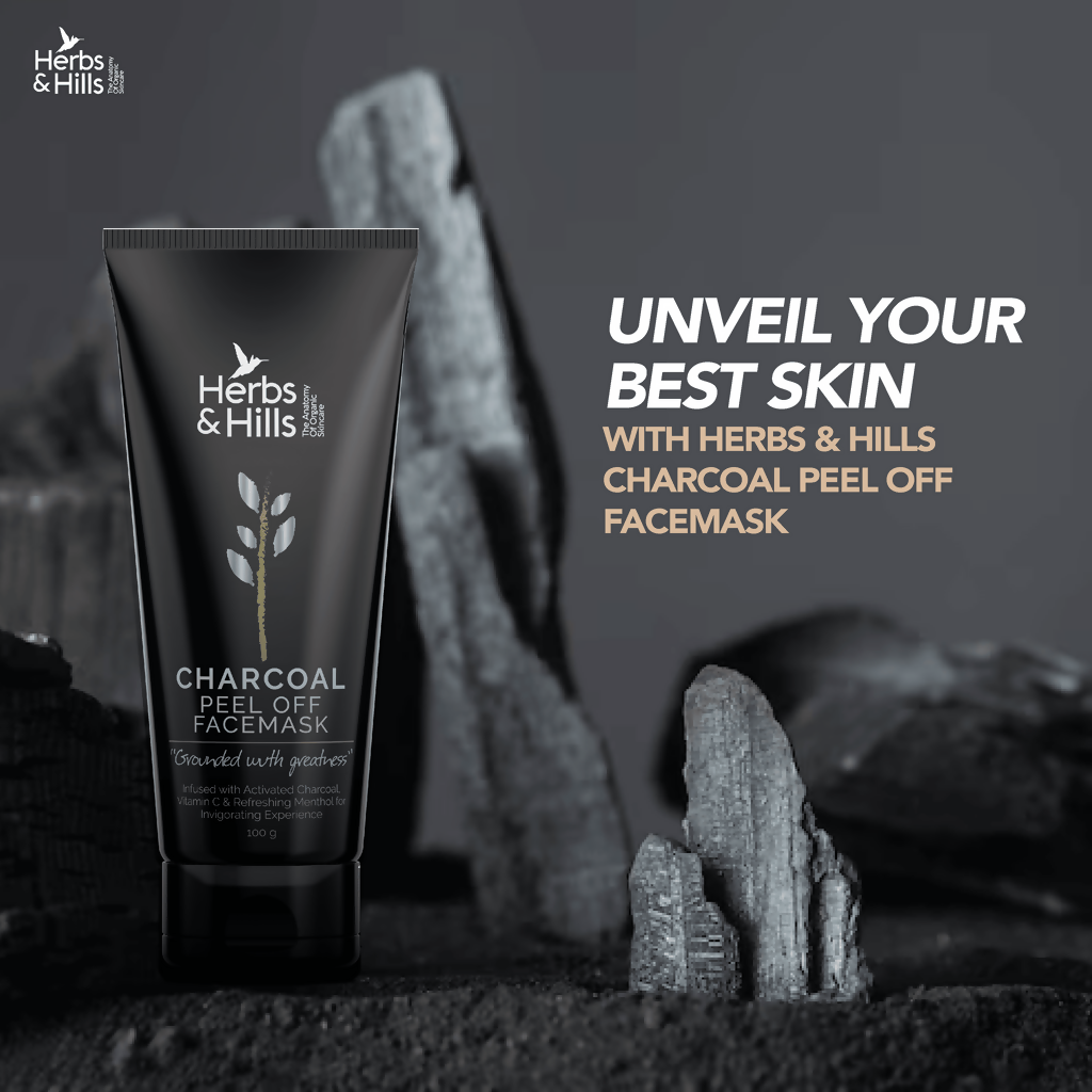 Herbs & Hills Charcoal Peel Off Facemask