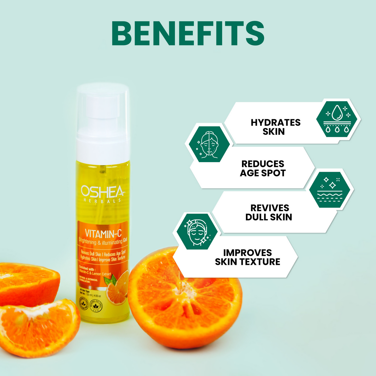 Oshea Herbals Vitamin C Brightening Face Gel