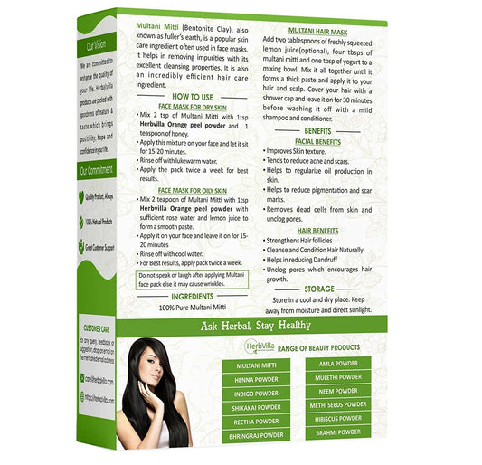 Buy Herbvilla Multani Mitti Powder from DrMediCart, Ship from India to USA