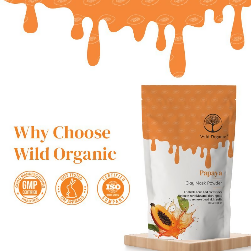 Wild Organic Papaya Clay Mask Powder