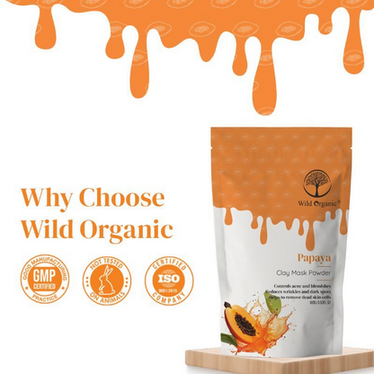 Wild Organic Papaya Clay Mask Powder