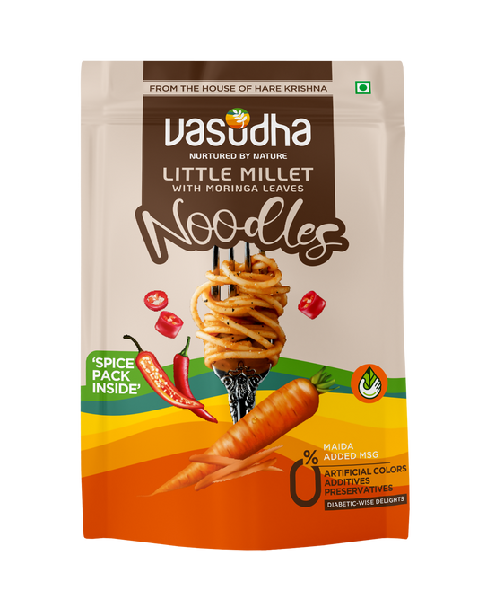 Vasudha Nurtured By Nature Moringa Little Millet Noodles