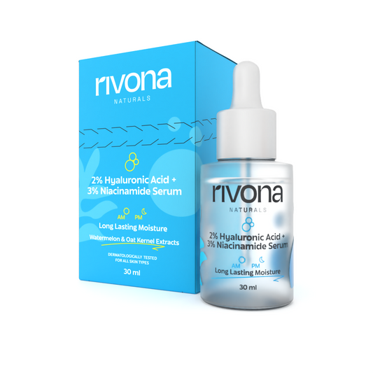 Buy Rivona Naturals 2% Hyaluronic Acid + 3% Niacinamide Face Serum from DrMediCart, Ship from India to USA