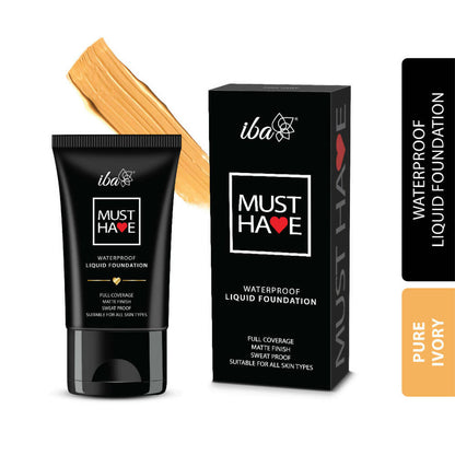 Iba Must Have Waterproof Liquid Foundation - Pure Ivory
