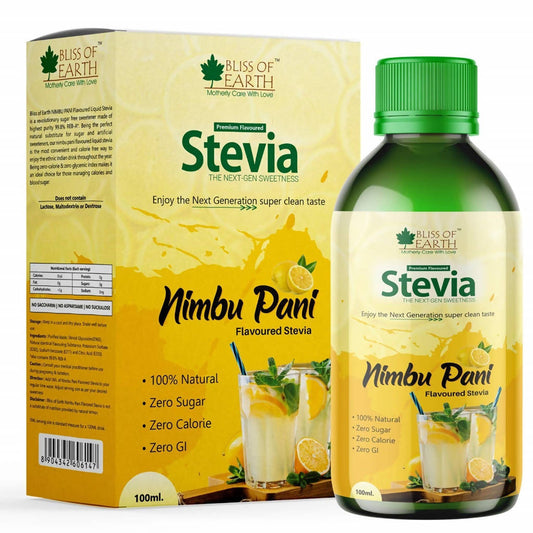 Buy Bliss of Earth Flavour Liquid Stevia from DrMediCart, Ship from India to USA