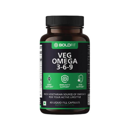 Buy Boldfit Omega 3 6 9 Vegetarian Capsules from DrMediCart, Ship from India to USA