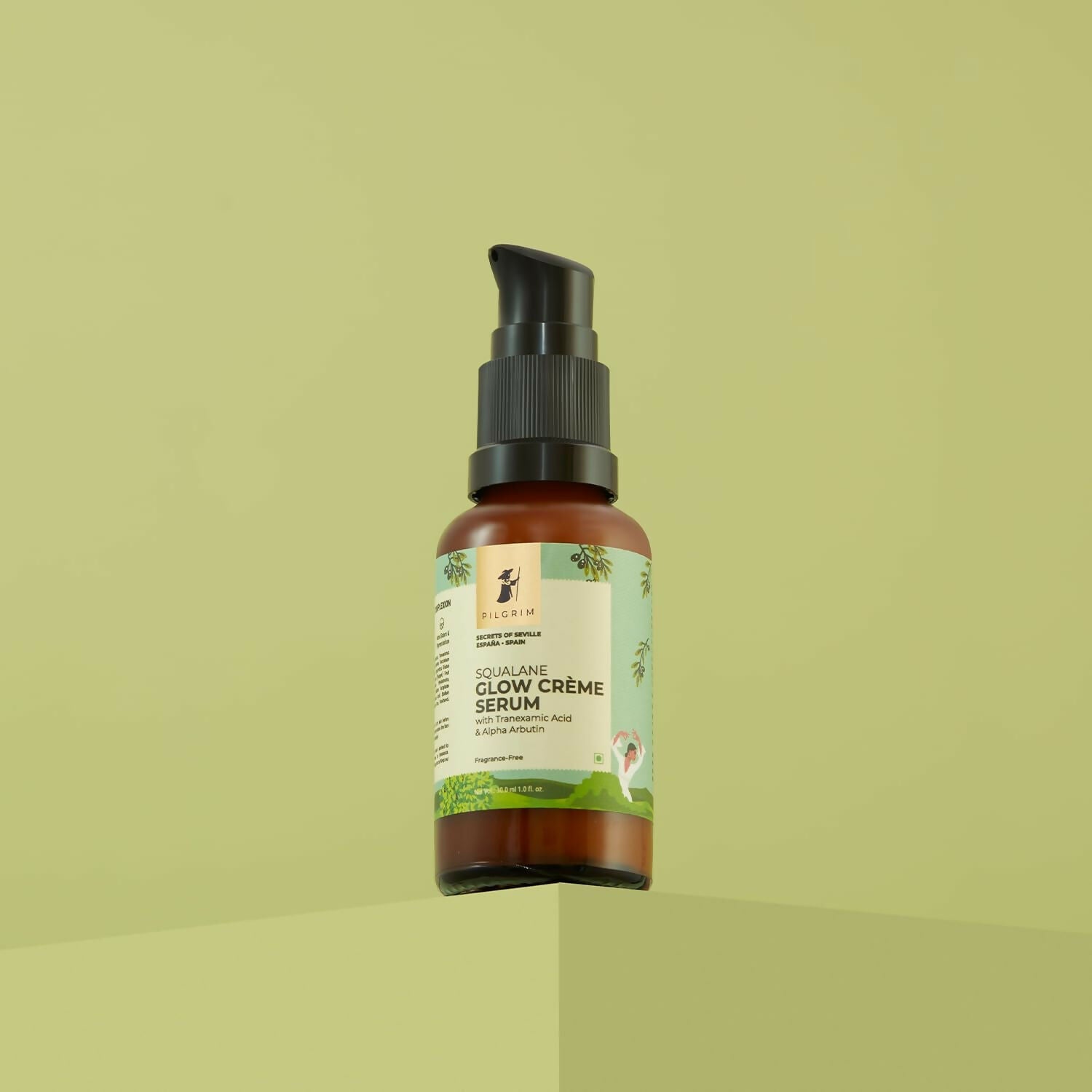 Buy Pilgrim Spanish 4% Niacinamide & 1% Alpha arbutin Glow Cr??me Face Serum For Glowing Skin from DrMediCart, Ship from India to USA