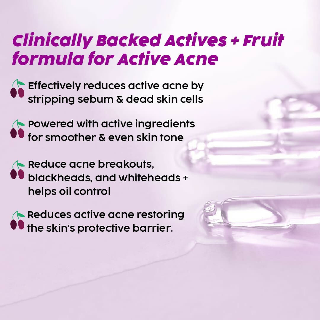 PLIX The Plant Fix 2% Salicylic Acid Jamun Active Acne Control Dewy Serum For Active Acne & Dark Spot Reduction