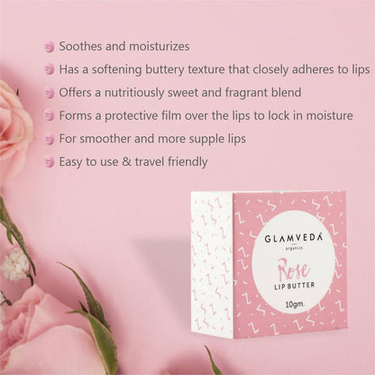 Glamveda Rose Lip Balm