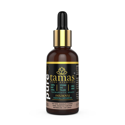 Buy Tamas Pure Ayurveda 100% Organic Patchouli Essential Oil- USDA Certified Organic from DrMediCart, Ship from India to USA