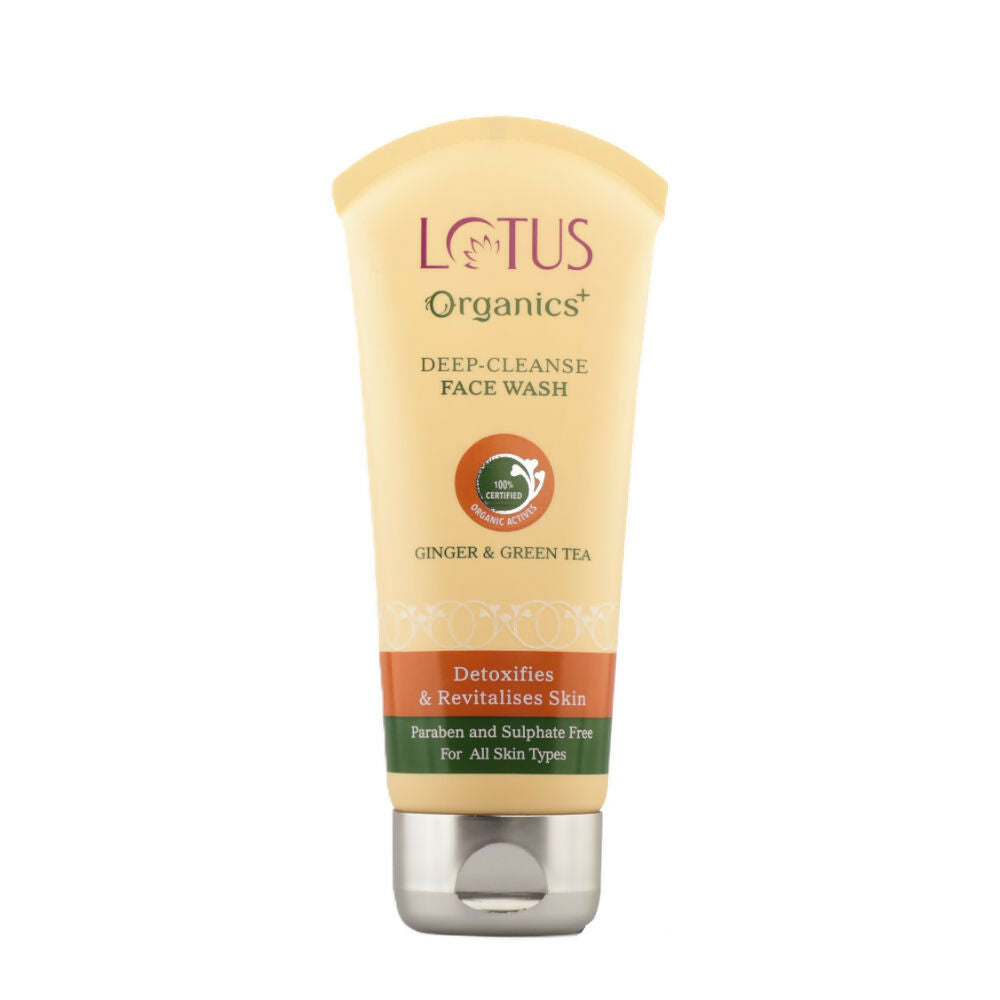 Lotus Organics Green Tea & Ginger Deep Cleanse Face Wash