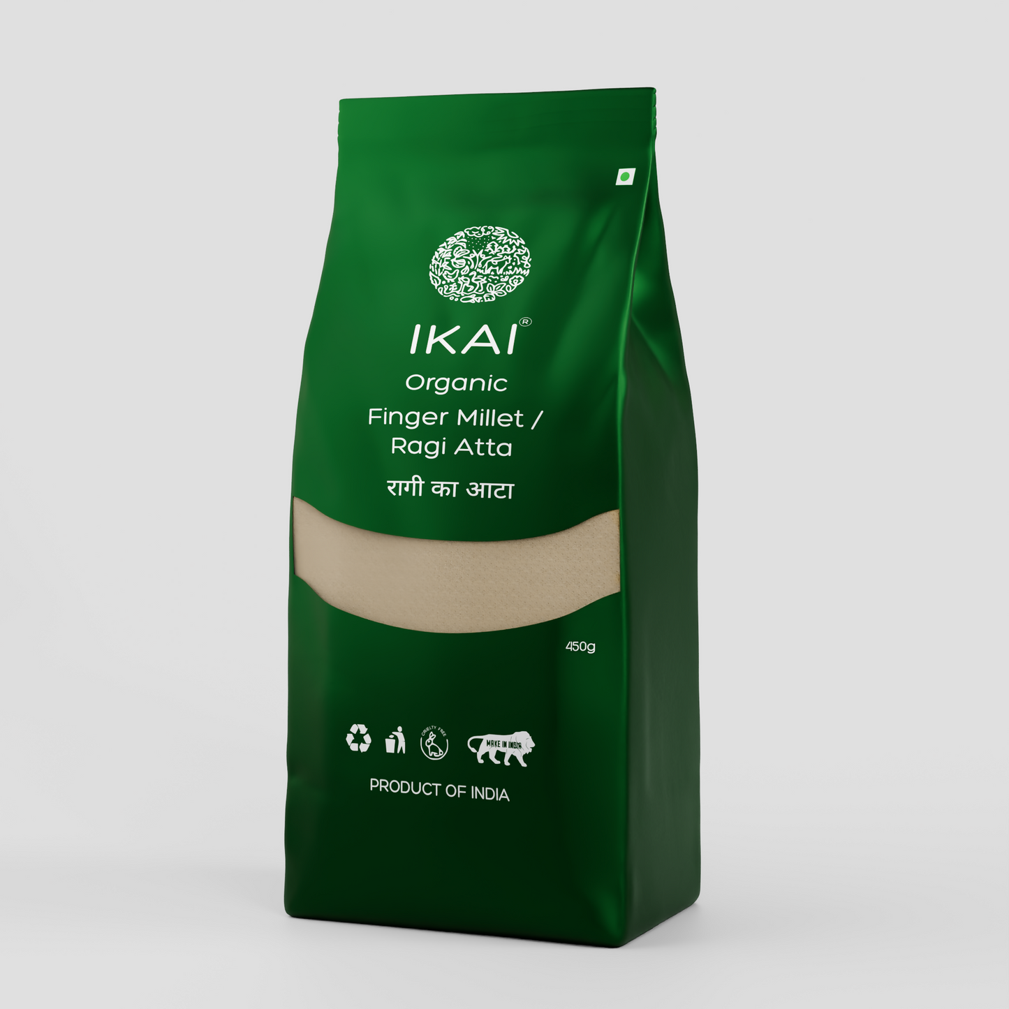 IKAI Organic Finger Millet/Ragi Atta