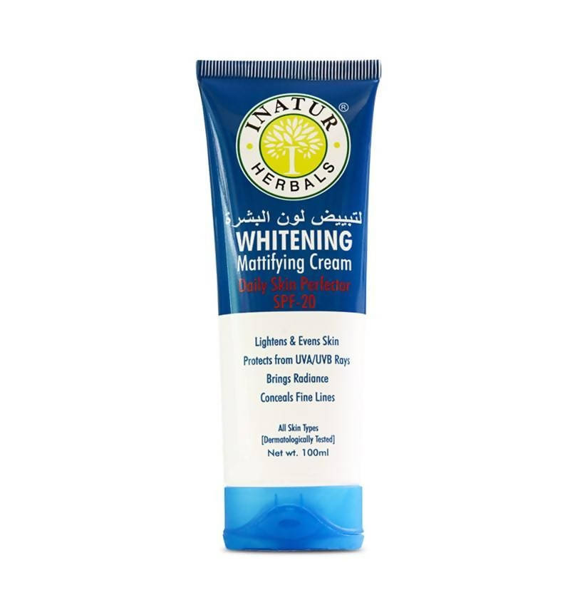 Buy Inatur Whitening Mattifying Cream SPF 20 from DrMediCart, Ship from India to USA