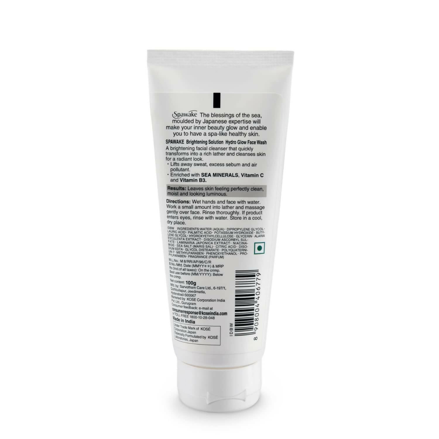 Spawake Brightening Solution Hydro Glow Face Wash - DrMediCart
