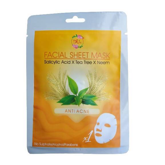 Buy Duh Facial Sheet Mask - Anti Acne from DrMediCart, Ship from India to USA