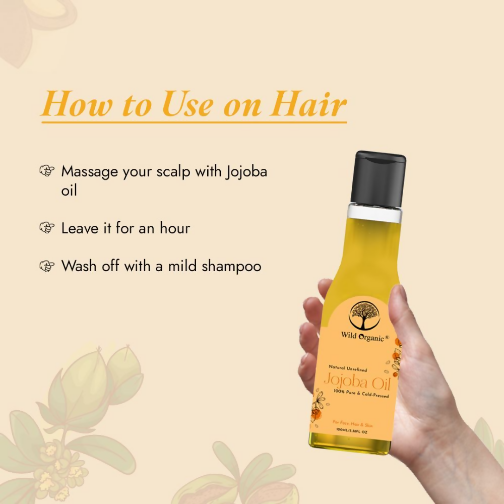 Wild Organic Cold Pressed Unrefined Jojoba Oil