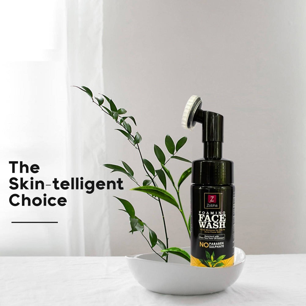 Zobha Foaming Face Wash - Tea Tree Oil Extract