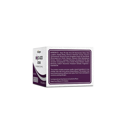 Buy LA Organo 1% Kojic Acid Skin Lightening & Brightening Face & Body Scrub from DrMediCart, Ship from India to USA