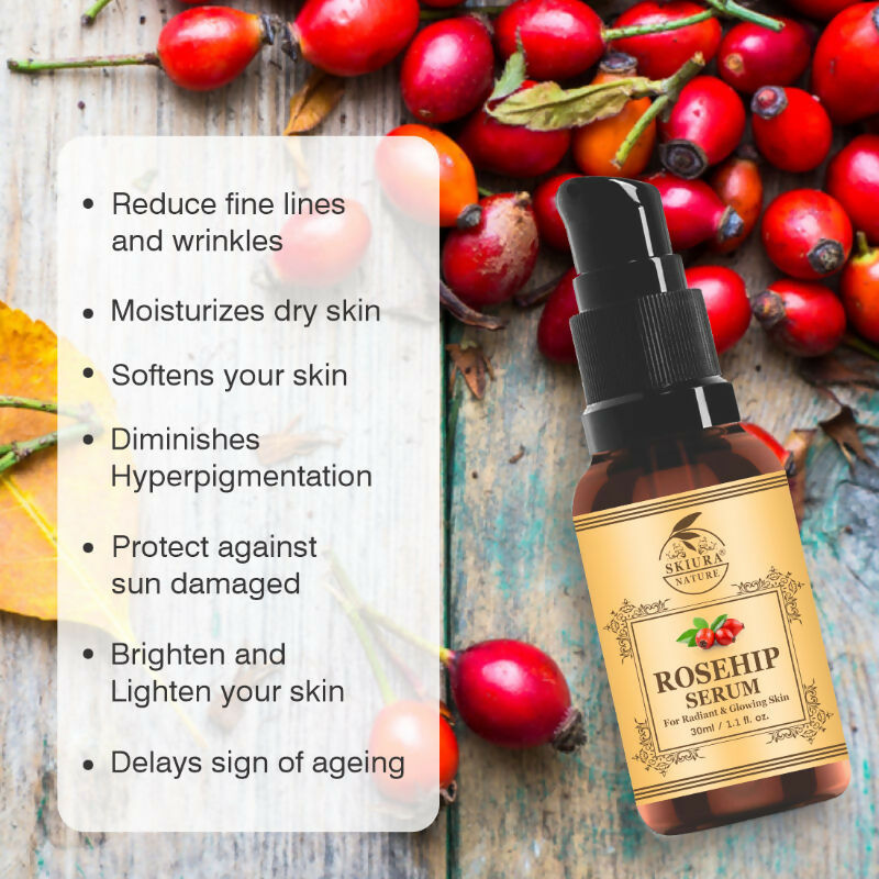 Skiura Nature Rosehip Serum For Radiant Glow