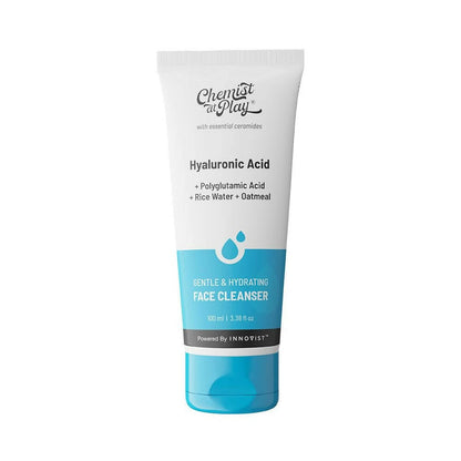 Chemist at Play Gentle & Hydrating Face Cleanser with Vitamin E, Rice Water & Oatmeal, Removes Excess Oil & Dirt