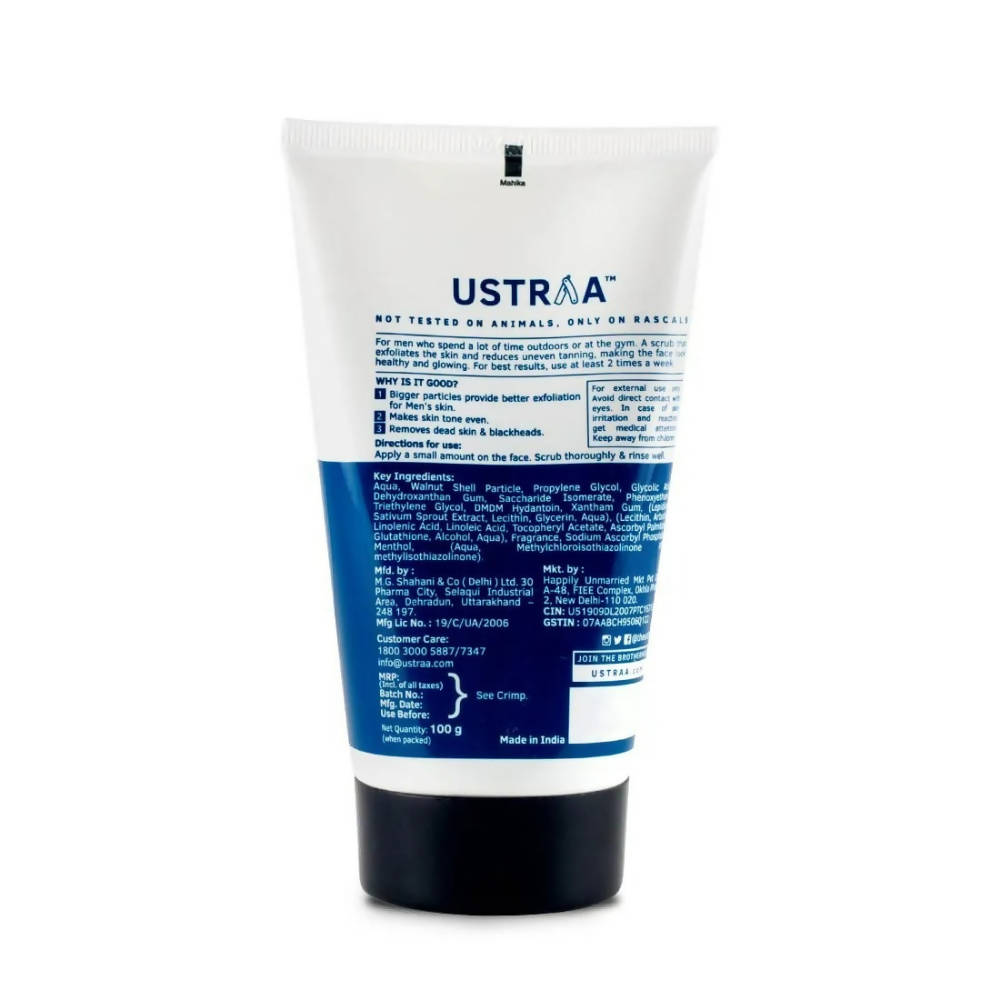 Ustraa De-Tans Face Scrub For Men - Drmedicart