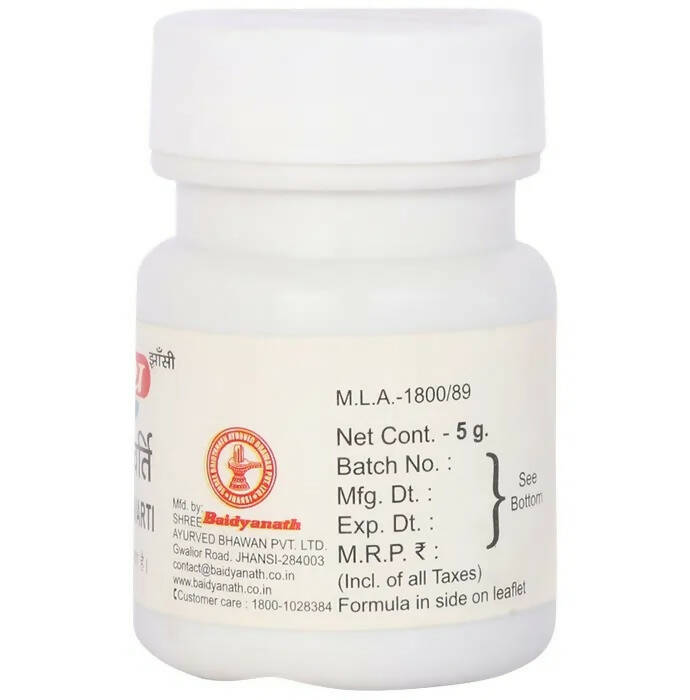 Buy Baidyanath Jhansi Chandrodayavarti Tablets from DrMediCart, Ship from India to USA