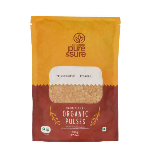 Buy Pure & Sure Toor Dal Traditional Organic Pulses from DrMediCart, Ship from India to USA